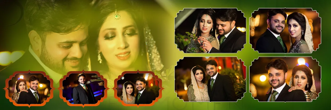 Royal Wedding Album 12x36 PSD Template