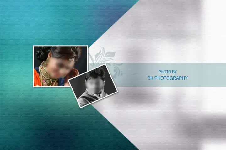 12x18 Wedding Album Cover PSD in Traditional Mandala Art Style