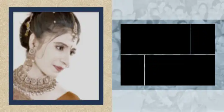 12x24 Wedding Album PSD in Graceful Brush Strokes Style