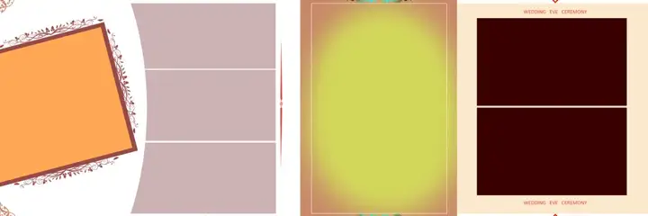 12x36 Indian Wedding Album PSD in Elegant Lotus Design Style