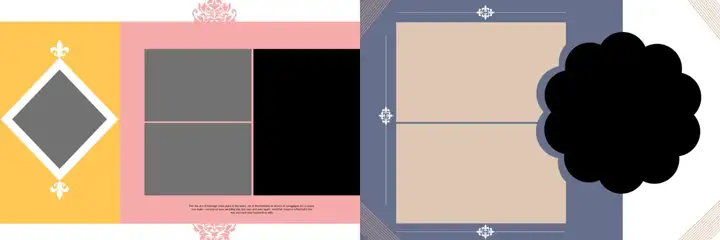 12x36 Indian Wedding Album PSD in Stylish Temple Motif Style