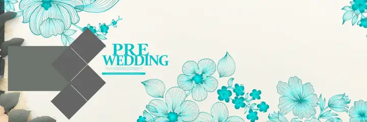 12x36 Wedding Album PSD in Bright Bokeh Lights Style