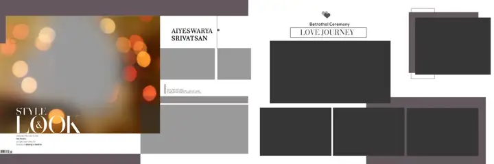 12x36 Wedding Album PSD in Bright Silk Texture Style