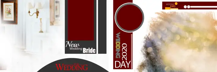12x36 Wedding Album PSD in Charming Royal Arch Style