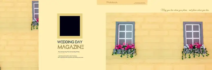 12x36 Wedding Album PSD in Fresh Geometric Lines Style