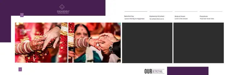 12x36 Wedding Album PSD in Luxury Floral Border Style
