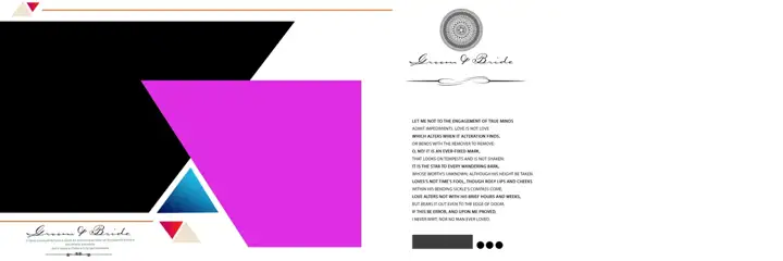 12x36 Wedding Album PSD in Luxury Glitter Accents Style