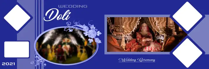 12x36 Wedding Album PSD in Modern Damask Texture Style