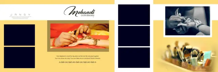12x36 Wedding Album PSD in Modern Mandala Art Style