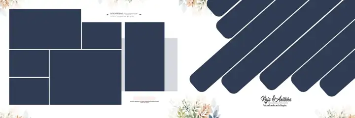 12x36 Wedding Album PSD in Rich Maroon Kolam Pattern Style