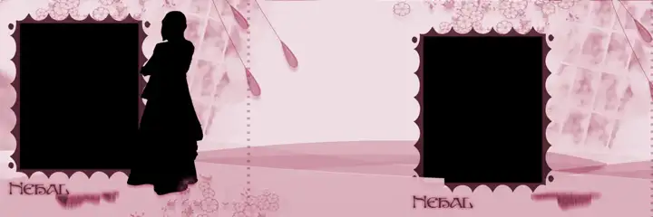 12x36 Wedding Album PSD in Royal Gold Frame Style