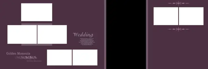 12x36 Wedding Album PSD in Vibrant Silk Texture Style