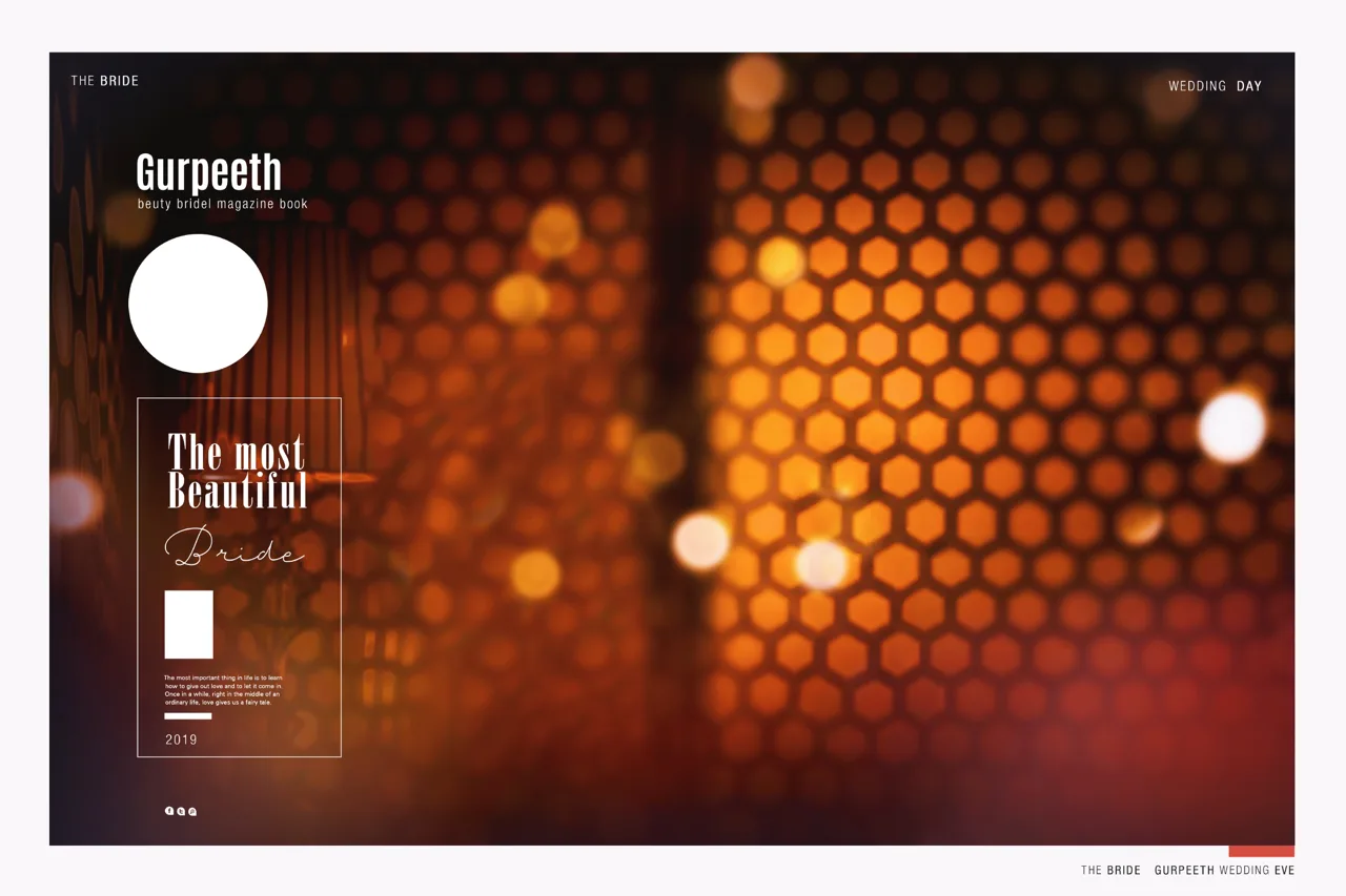 Vibrant Studio Photo Album 18x24 PSD Template