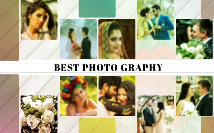 18x24 Wedding Album Cover PSD in Floral Watercolour Splash Style
