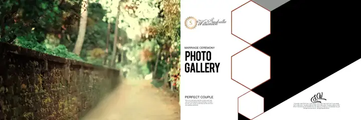 Album Background 12x36 PSD – Stylish Vintage Frame Design