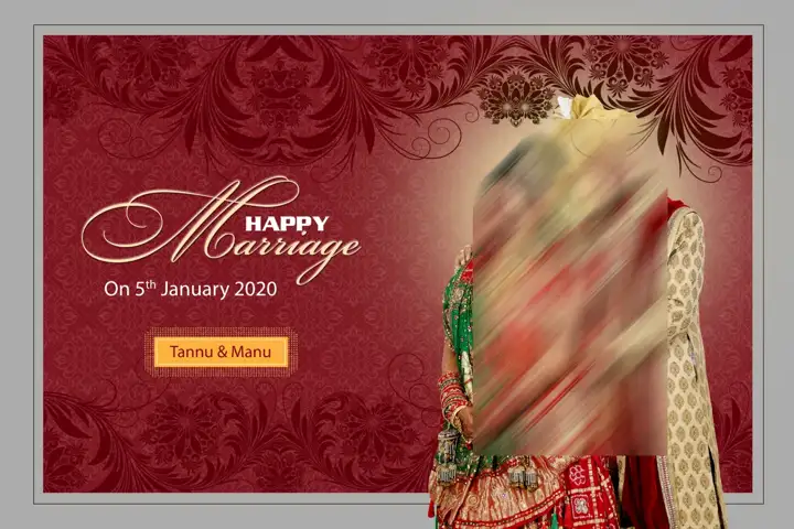 Album Cover PSD in Floral Damask Texture Style