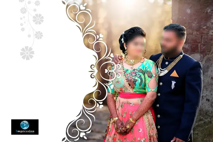 Album Cover PSD in Floral Temple Motif Style