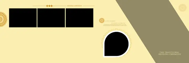 Artistic Album 12x36 PSD for Indian Wedding – Brush Strokes