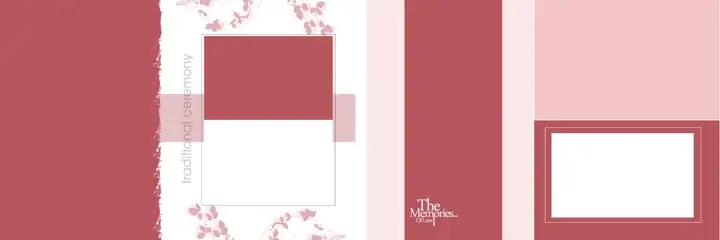 Artistic Album 12x36 PSD for Indian Wedding – Watercolour Splash