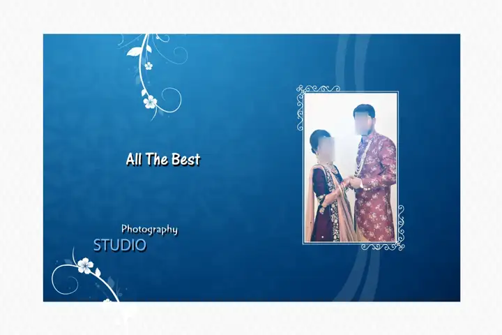 Artistic Album Cover PSD for Wedding – Geometric Lines