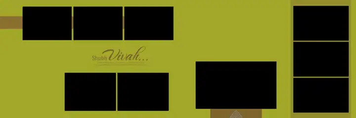 Artistic Brush Strokes Wedding Album 12x36 PSD