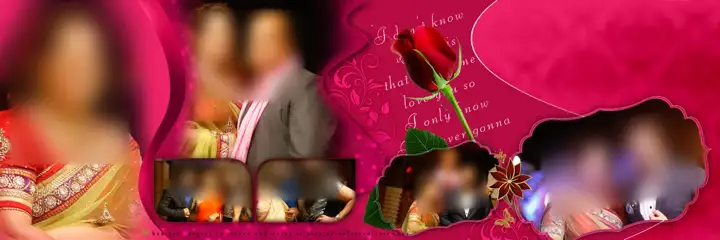 Artistic Karizma Wedding Album 12x36 PSD with Bokeh Lights