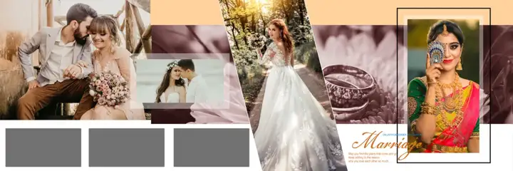 Artistic Kolam Pattern Wedding Album 12x36 PSD
