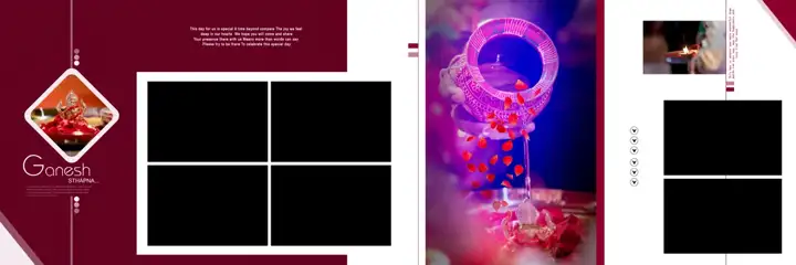 Artistic Wedding Album 12x36 PSD – Lotus Design