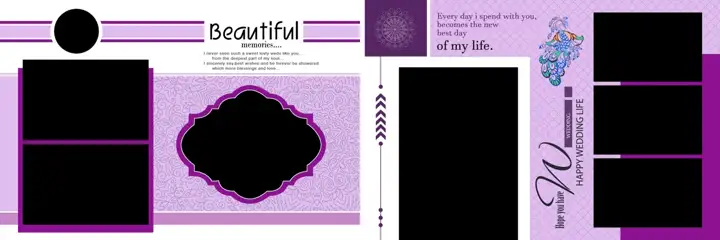Artistic Wedding Album 12x36 PSD – Silk Texture