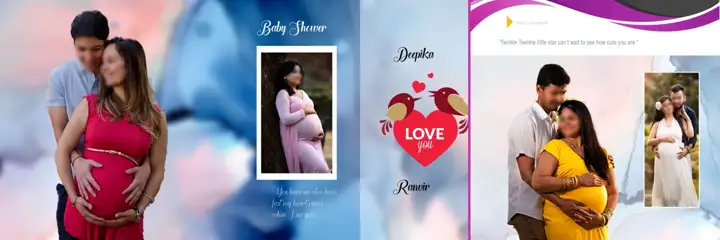 Birthday & Baby Album PSD in Cinematic Mandala Art Style