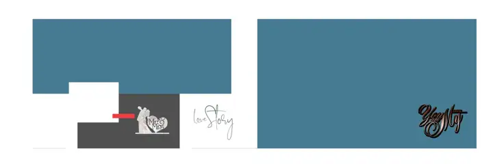Bright Album Background 12x36 PSD with Floral Border