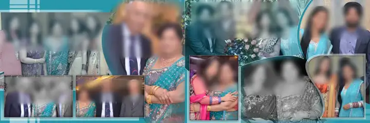 Charming Indian Wedding Album 12x36 PSD with Bokeh Lights