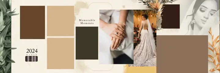 Charming Karizma Wedding Album 12x36 PSD with Royal Arch