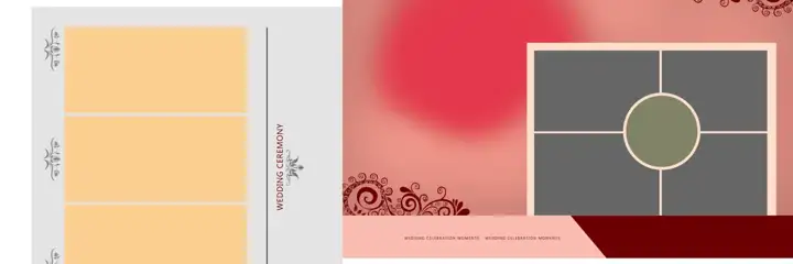 Charming Wedding Album 12x36 PSD – Bokeh Lights