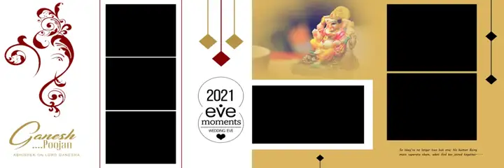 Charming Wedding Album 12x36 PSD – Lace Ornaments