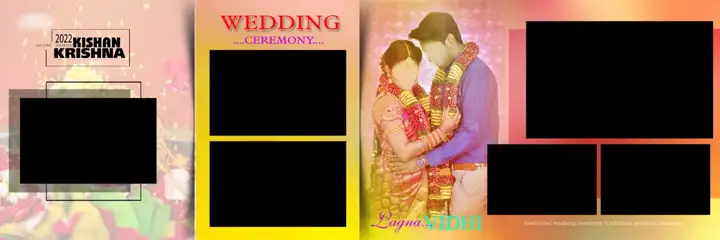 Charming Wedding Album 12x36 PSD – Rose Petals