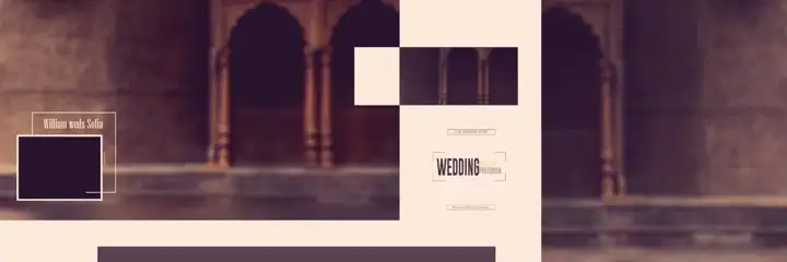 Charming Wedding Album 12x36 PSD with Pastel Clouds