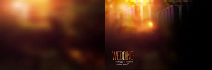 Charming Wedding Album Background PSD with Glitter Accents