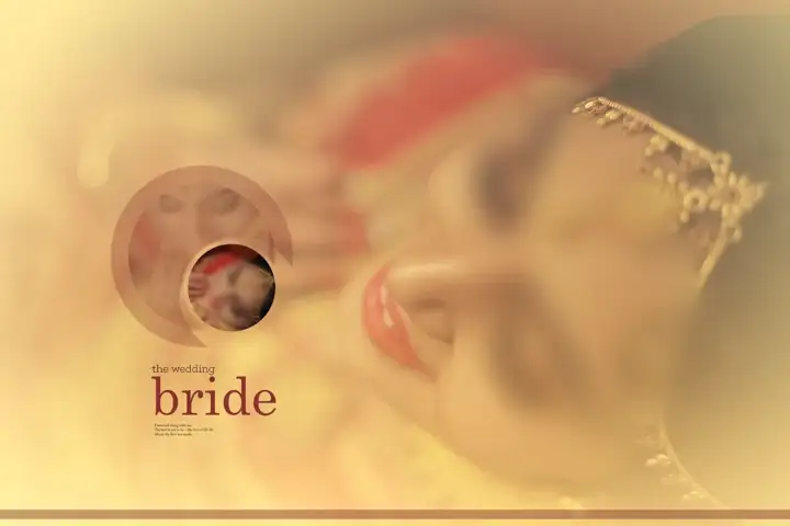 Cinematic Rose Petals Wedding Album Cover 12x18 PSD