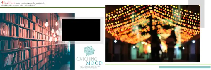 Cinematic Wedding Album 12x36 PSD – Lace Ornaments