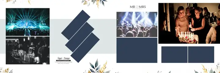 Cinematic Wedding Album 12x36 PSD – Pastel Clouds