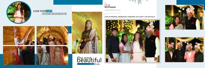 Cinematic Wedding Album 12x36 PSD – Peacock Art