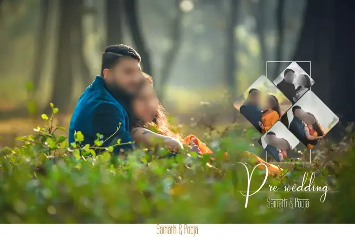 Classic Album Cover 12x18 PSD for Wedding – Floral Border