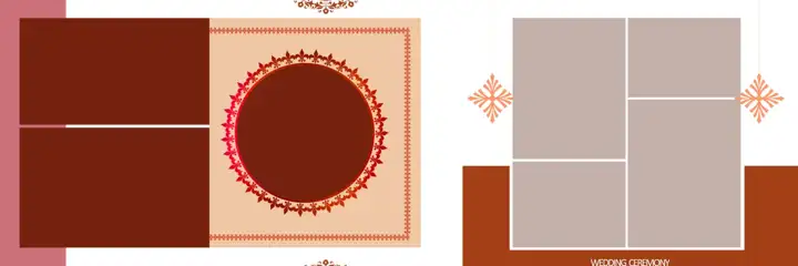 Classic Bokeh Lights Indian Wedding Album 12x36 PSD