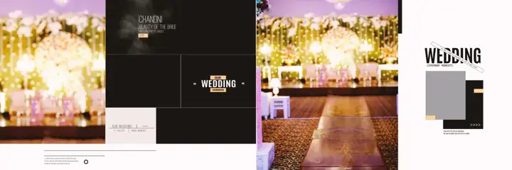 Classic Wedding Album 12x36 PSD – Lace Ornaments