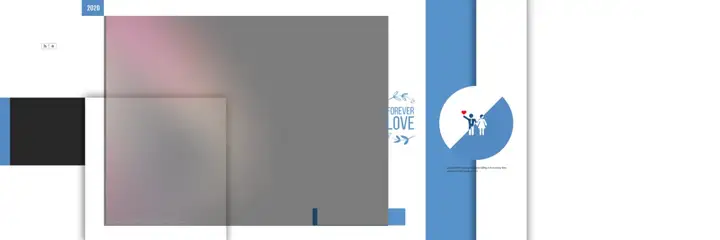 Dreamy Album Background 12x36 PSD – Bokeh Lights