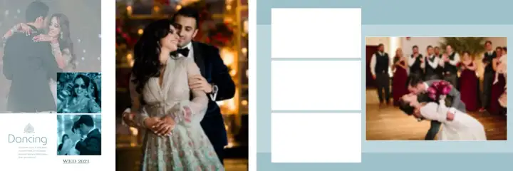 Dreamy Wedding Album 12x36 PSD – Paisley Pattern