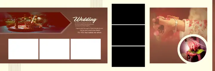 Elegant Album 12x36 PSD for Indian Wedding – Temple Motif