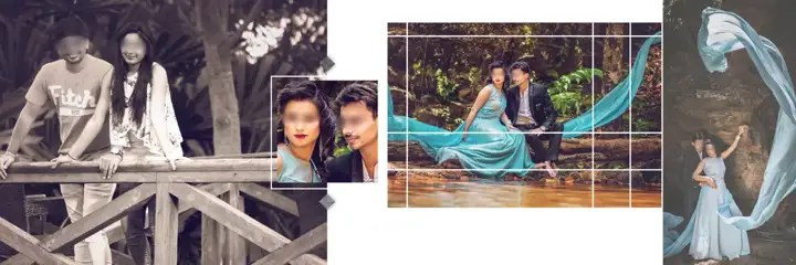 Elegant Album 12x36 PSD for Pre-Wedding – Silk Texture