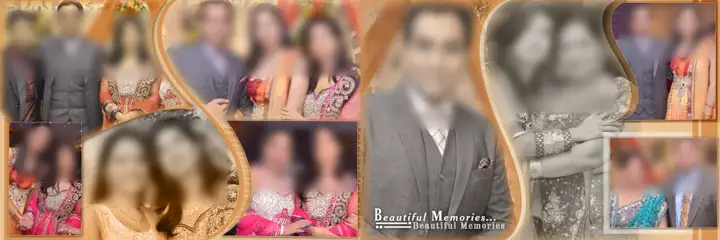 Elegant Indian Wedding Album 12x36 PSD with Pastel Clouds